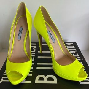 Prada Peep Toe Heels